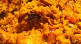 Paella de carne